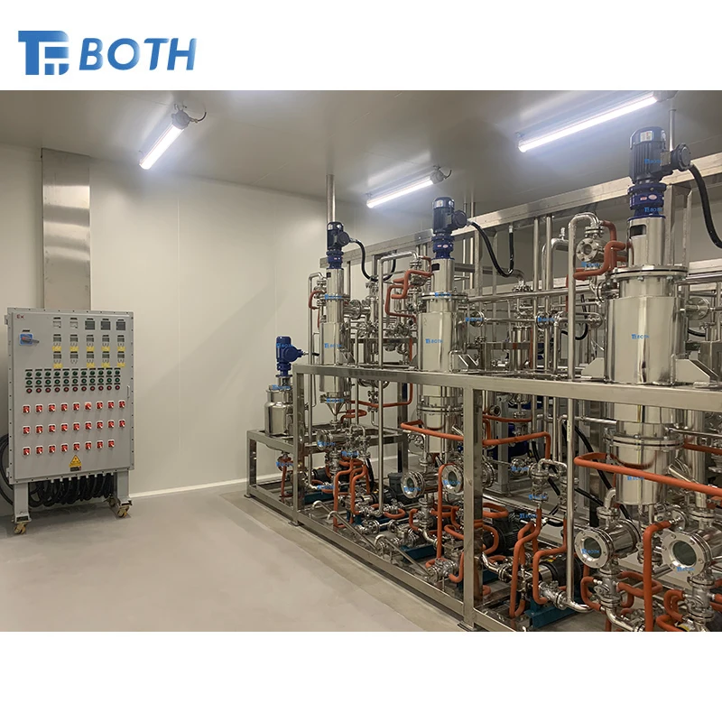 Turnkey Solution To Hemp Oil Distillation Extract by Ethanol Extraction or Supercritical Extraction