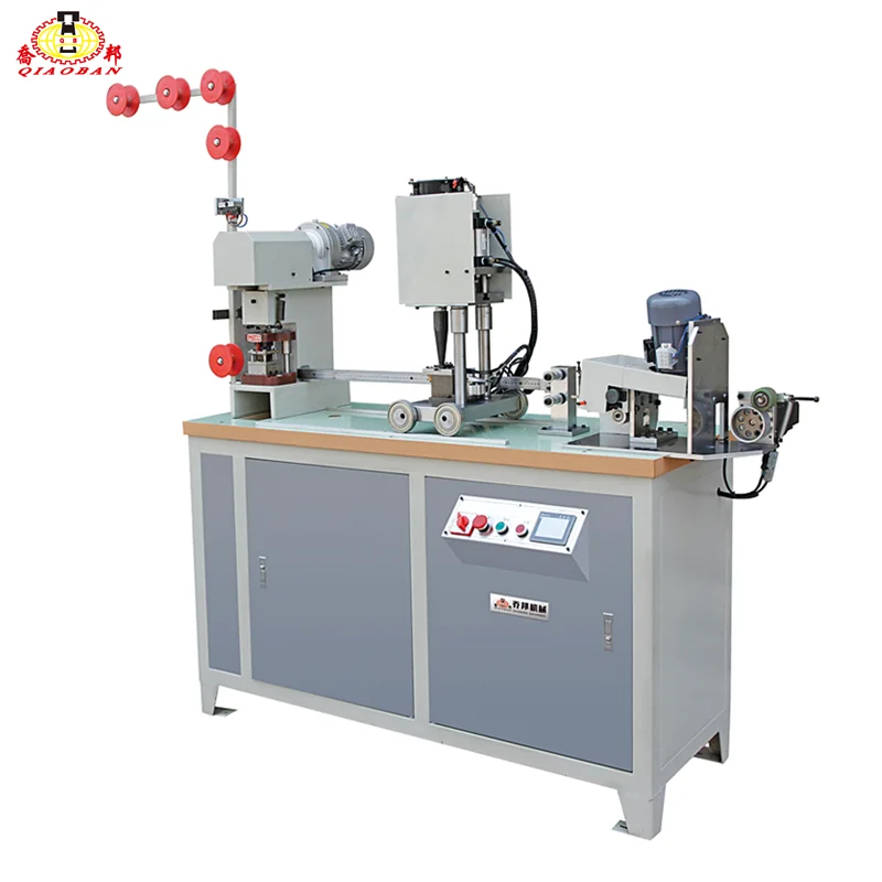 QB-033Automatic Invisible Zipper Sizing Bottom Stop Machine  for Zipper Machine