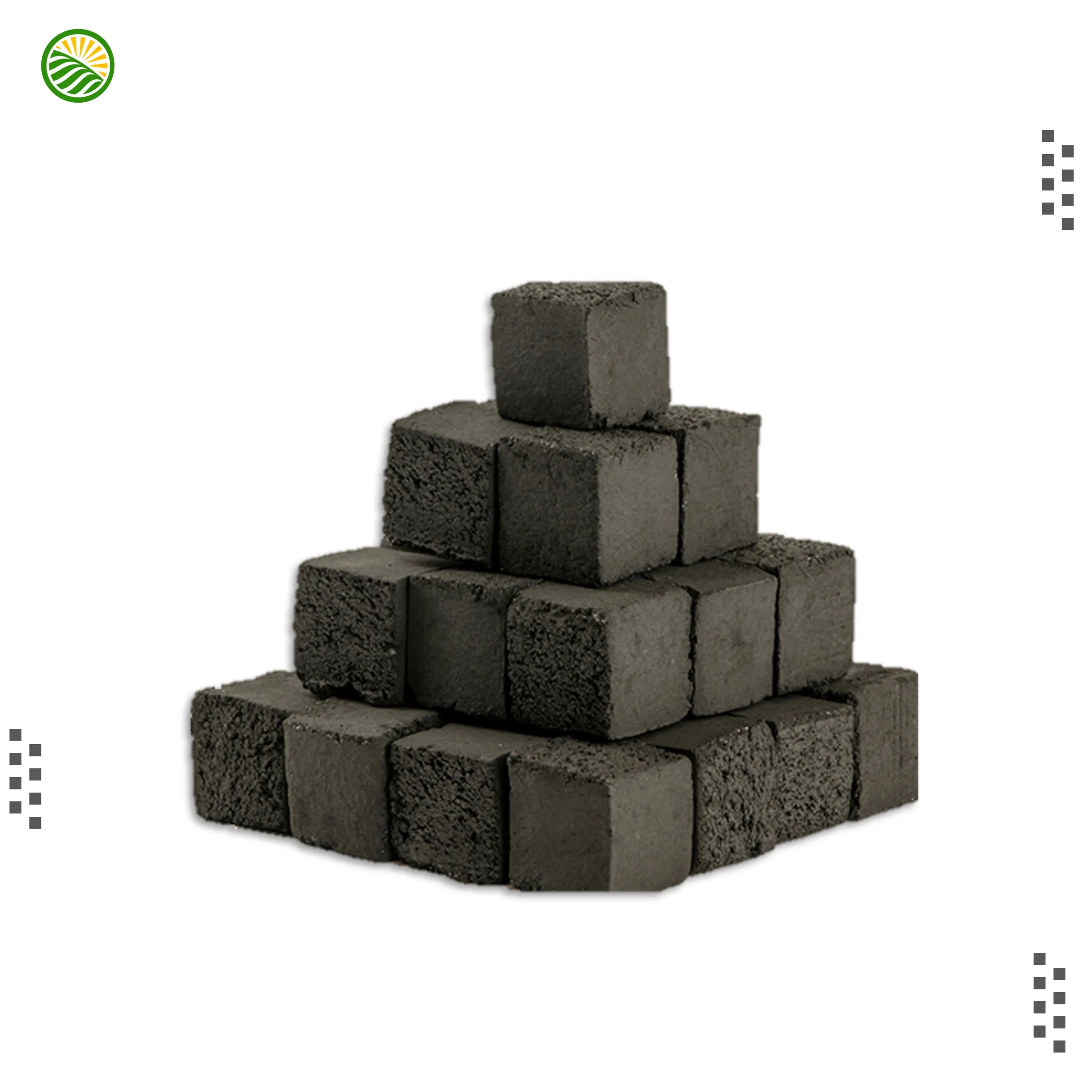 Instant Light Cube Shisha Charcoal Black Coconut Shell OEM Export Quality direct Manufacture