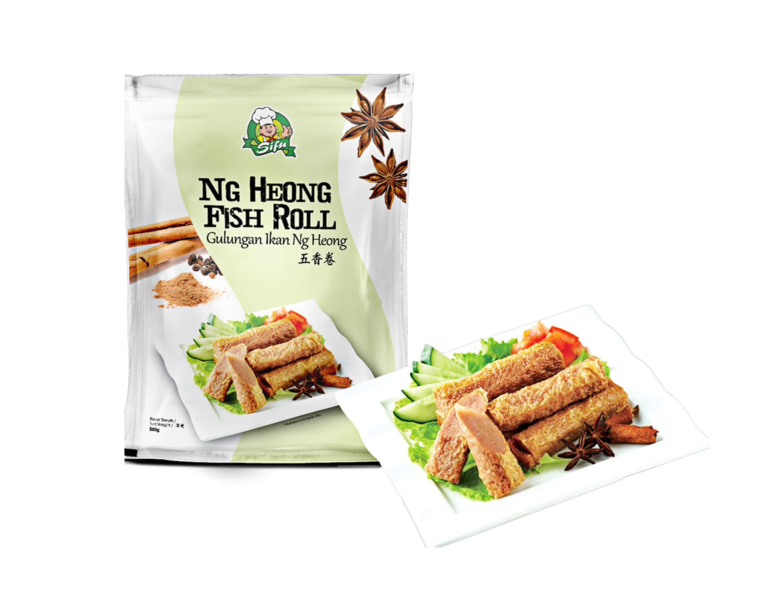 High Quality Wholesale Price of Heong Fish Roll Infused with Traditional Chinese Five-Spice Made In Malaysia