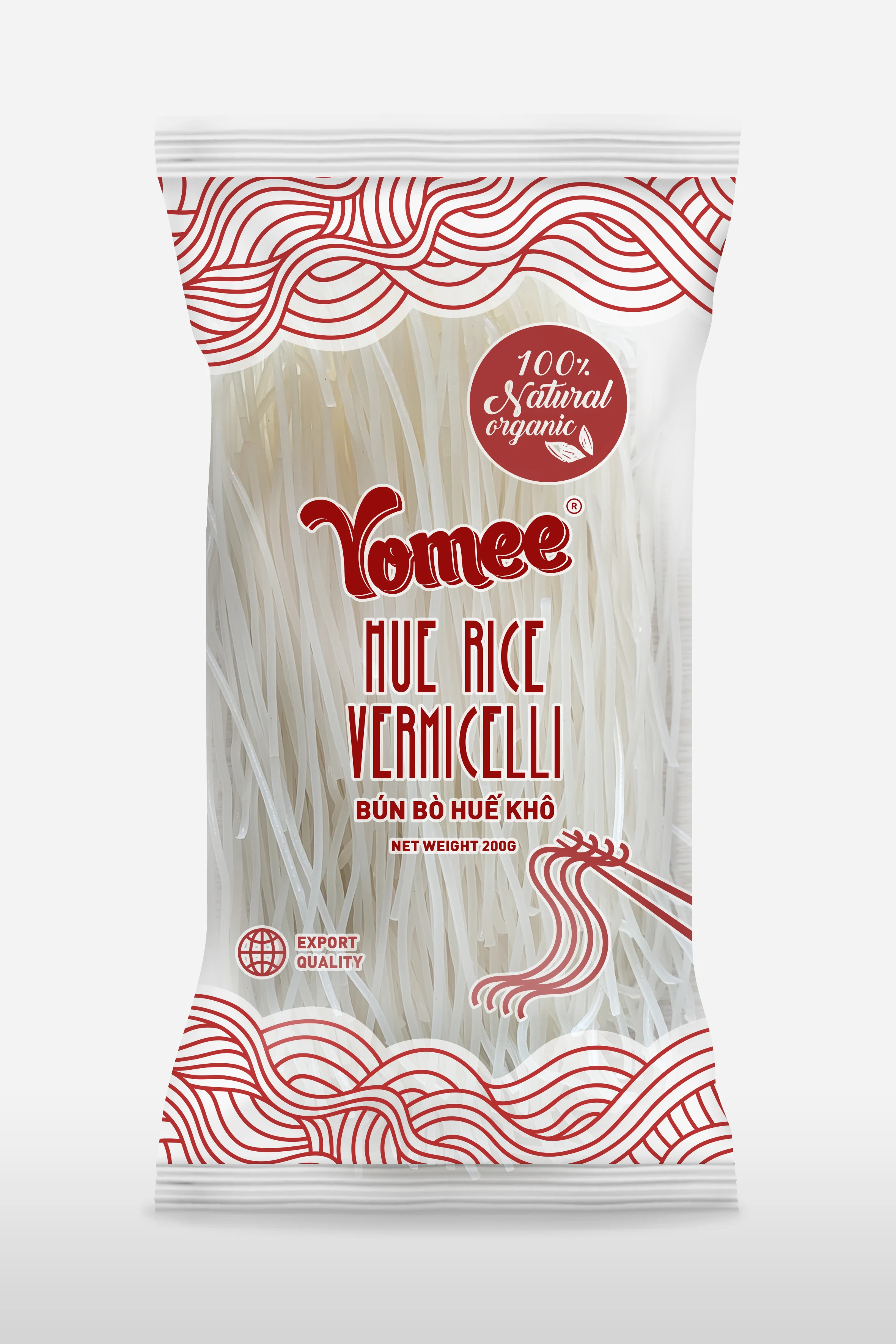 Rice Noodles - Fresh Rice Vermicelli 400gr x 30 - delicious and convenient - Good quality from Vietnam  - Model TG0310