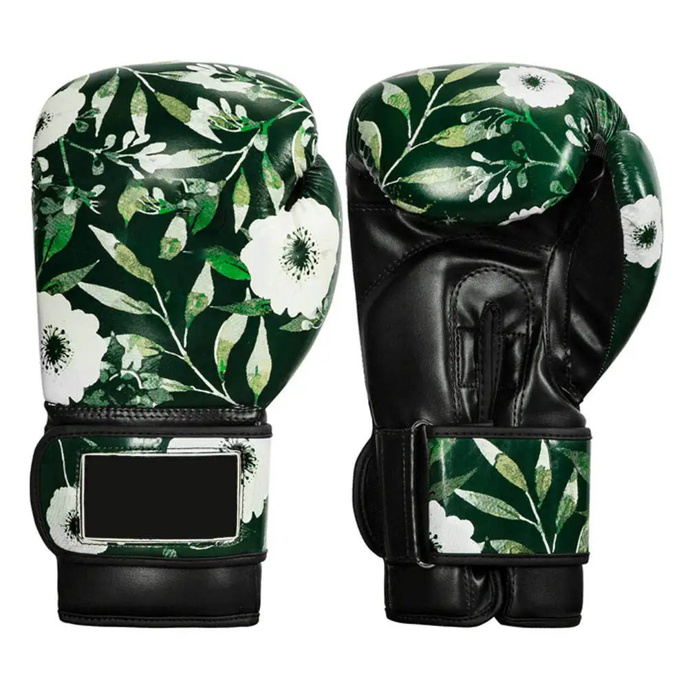 Boxing Gloves Punching And Breathable Sports Pu Leather Lace Up Boxing Gloves Genuine Leather Muay Thai Glove