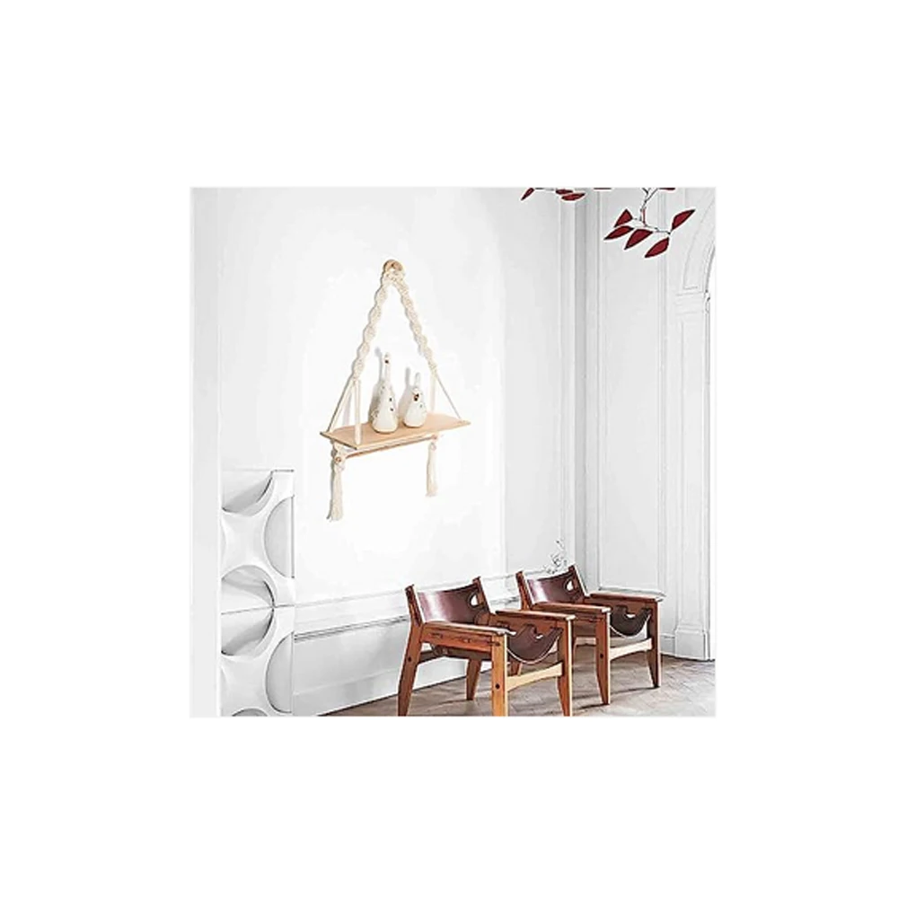 Macrame Wall Hanging Decoration Items Woven Shelf Tapestry Home Wedding for Event Handmade Boho Wall Decor