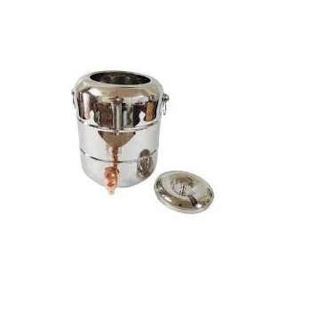 Классический дизайн медный металлический водяной охладитель и стеклянный набор с подставкой новый диспенсер ручной работы