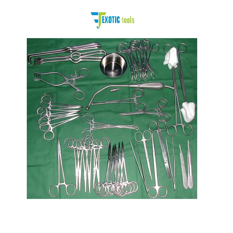 Hot Selling SET  BASIC SURGERY  Instruments for general surgeries Operating Room Instruments Premium Quality