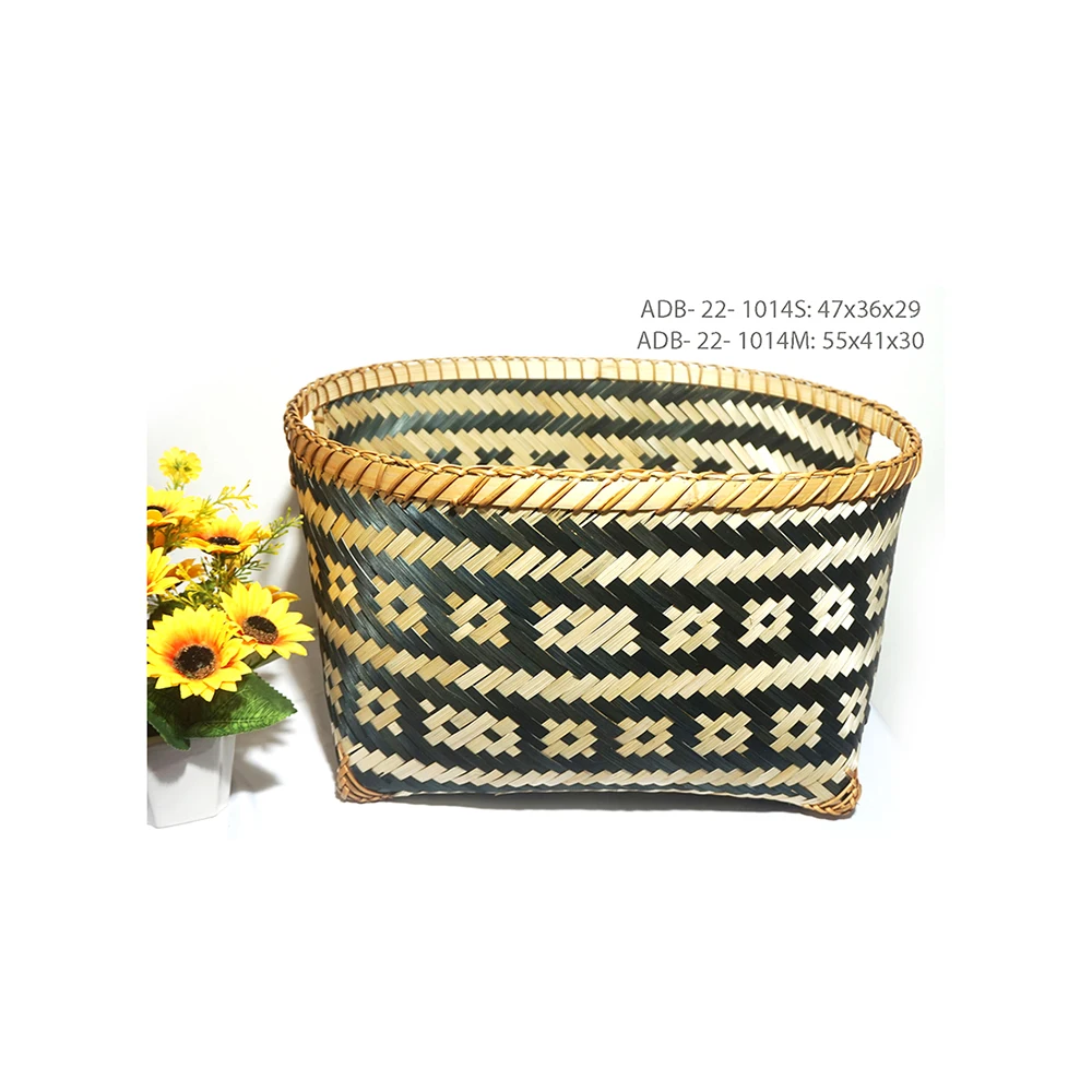 Wholesale Home Storage & Organization Handwoven Bamboo Wicker Laundry Bask With Best Price