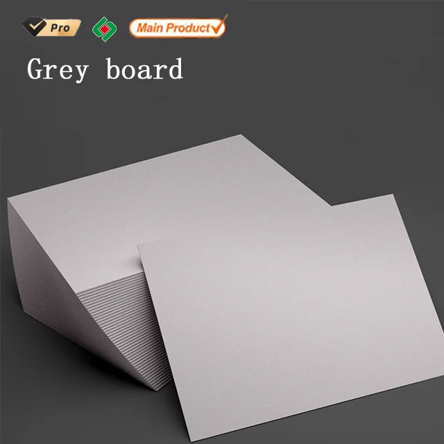 Fu Lam Grey board with duplex surface Grey Board with Double side Duplex paper 0.75-4mm for packing