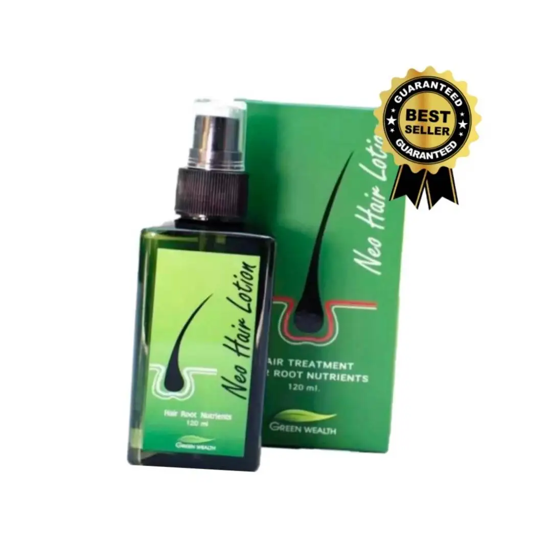 Hot Sell 120ML Neo Hair Lotion Green Wealth Thailand fast growth hair oil for men and women anti hair loss