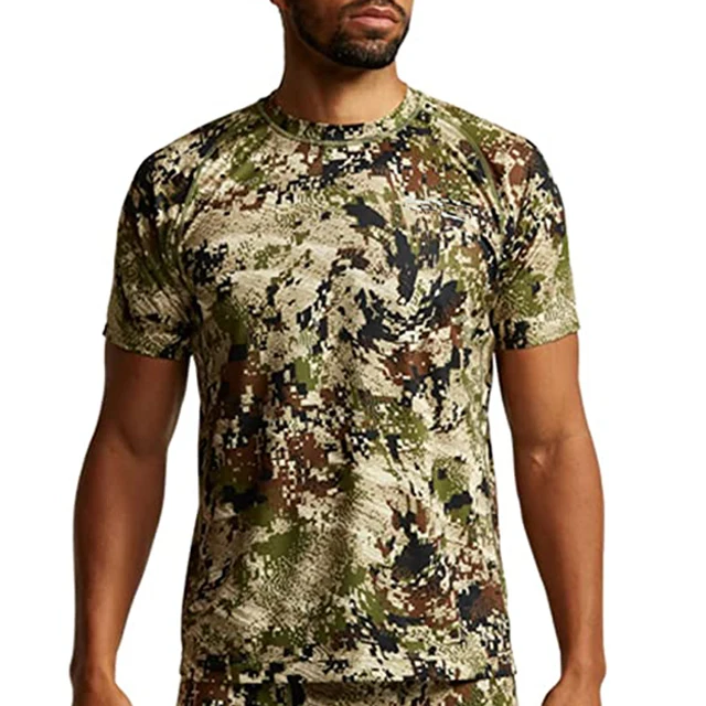 Premium Tactical Outdoor T Shirt for Men | Versatile Hunting Fishing & Climbing Apparel Breathable Moisture Fabric Comfortable