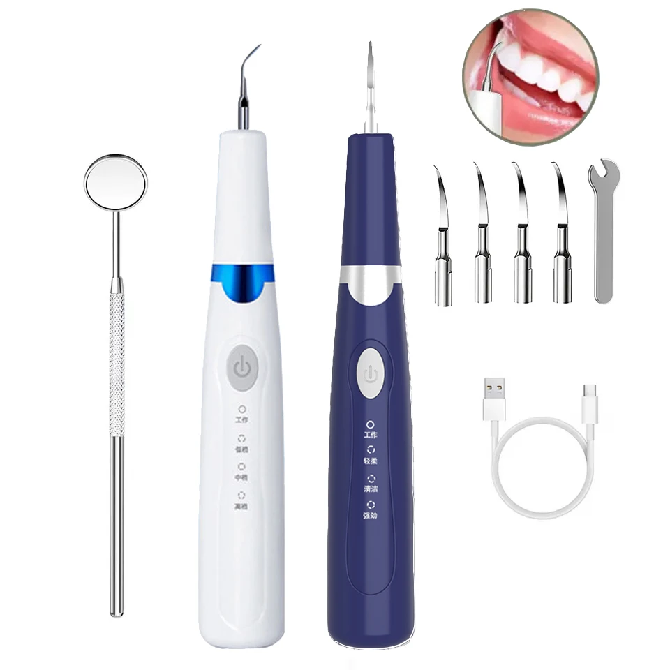 Portable Smart Electric ultrasonic dental cleaner  Whitening Tooth Staining Teeth Cleaner  ultra sonic teeth  Home Tooth Cleaner