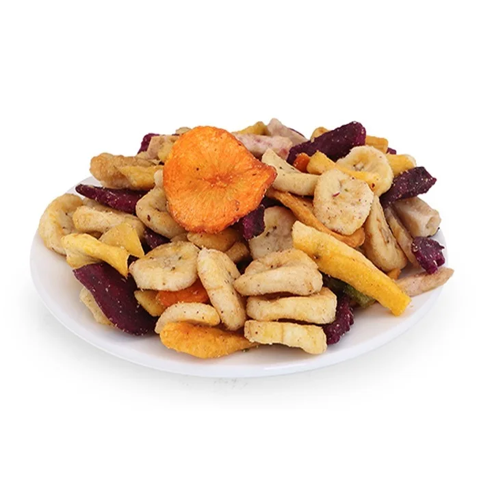 Healthy Crispy Snacks Vacuum Fried sweet potato With ISO HACCP Certification 200 gram 300 gram 500gram Packaging