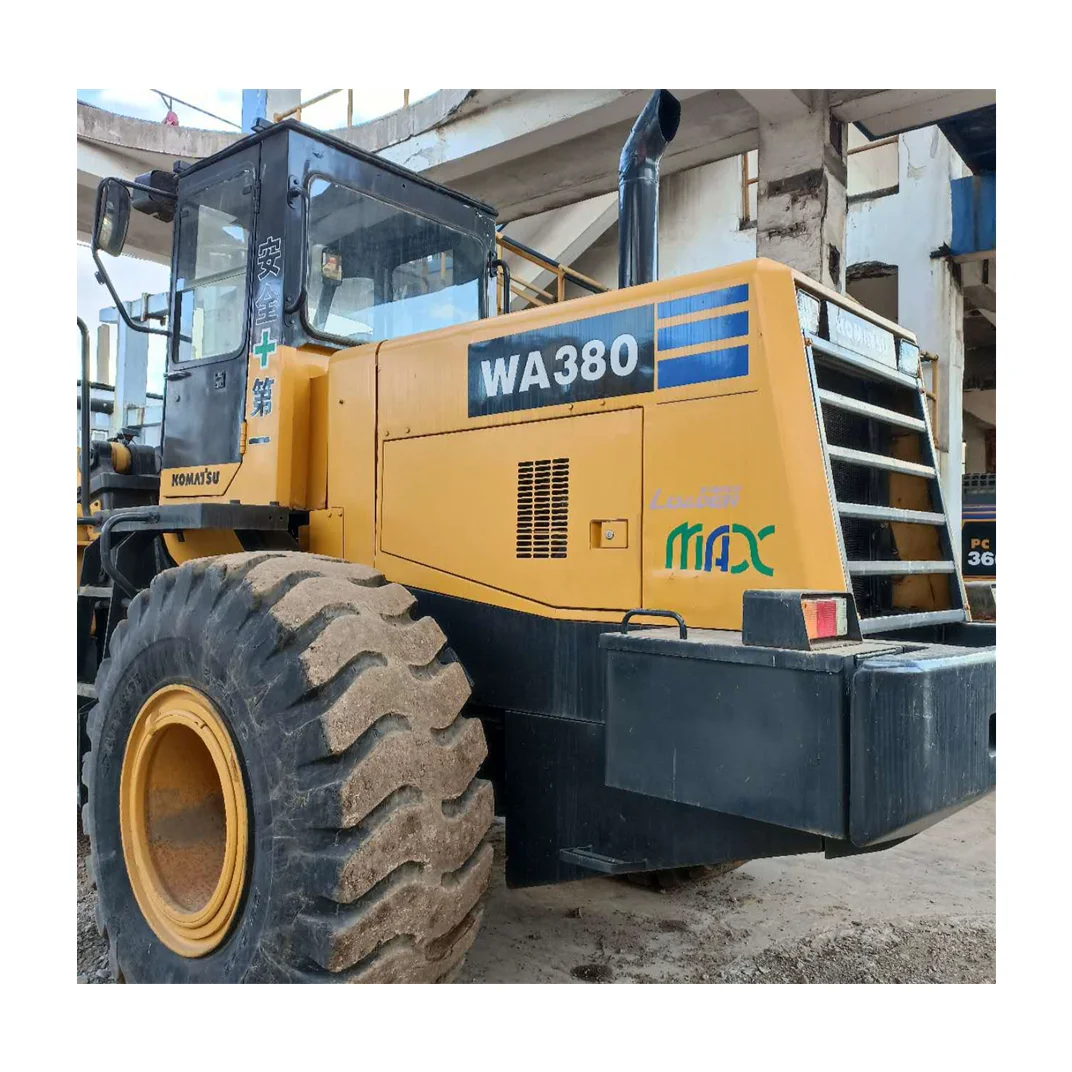 Used Komatsu WA380-3 wheel loader quality used construction loader machine WA380-3 in good condition with best price in China