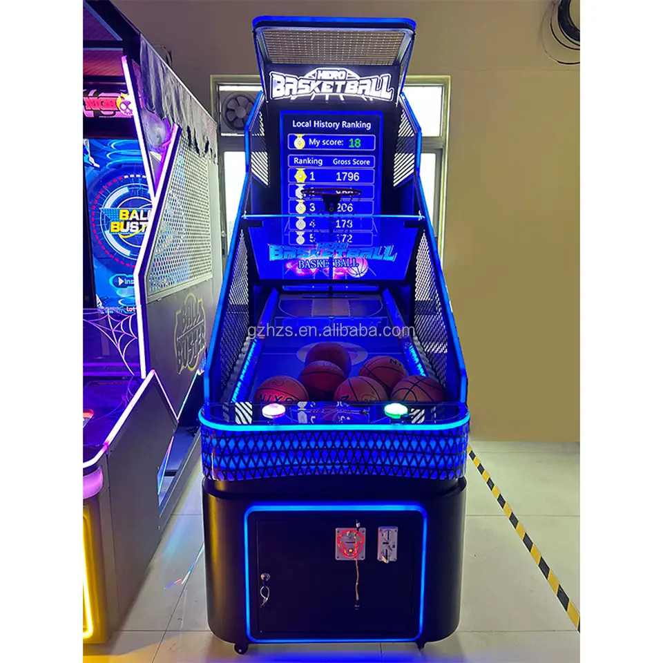 Монета игровой автомат аркадный баскетбол стрельба уличный Аркадный Игровой Автомат