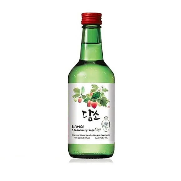 DAMSO, Soju, корейский Soju, 13 Фруктовый Ароматизированный Soju, дистиллированный спирт, 360 мл или 375 мл