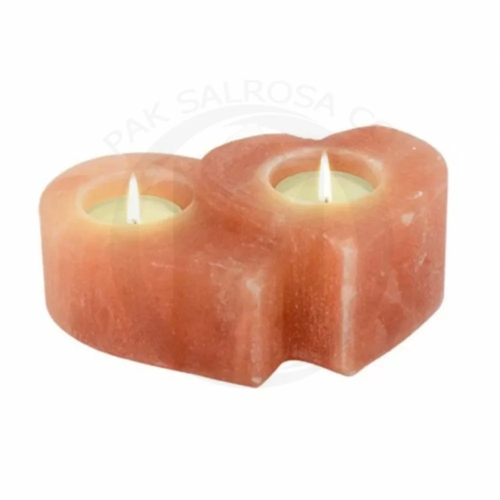 Buy Heart Shape Beautiful Wedding Gifts Home Decoration Himalayan Natural Pink Salt Candle Holder Valentines Day Love
