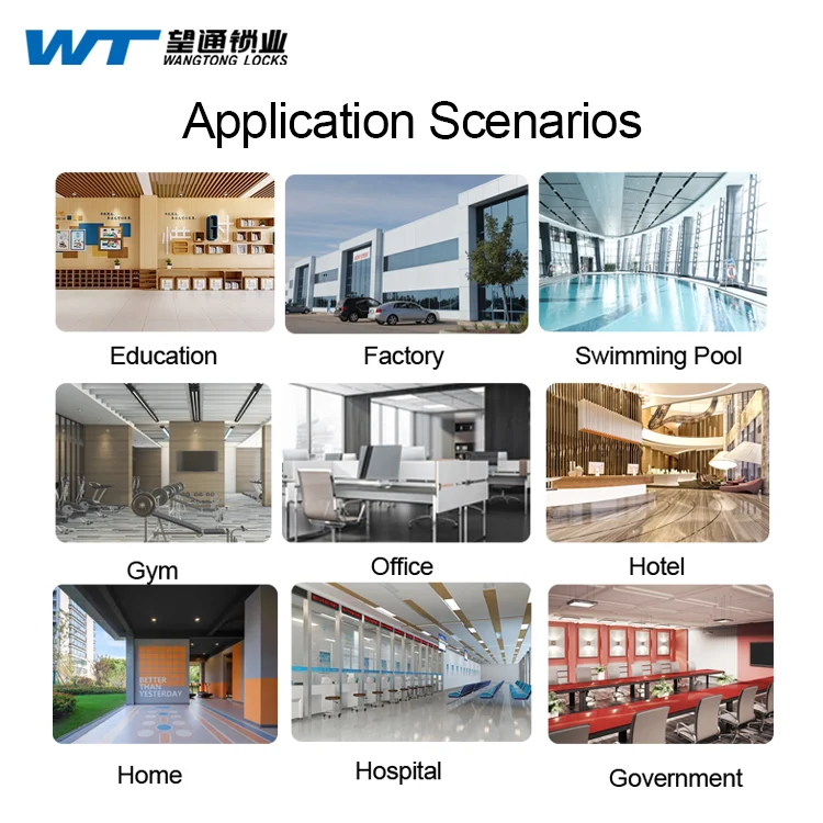 WT M-1601S Zinc Alloy Smart Cabinet Locks Electronic Keyless Lock Digital Wholesale Master Lock Wooden Furniture