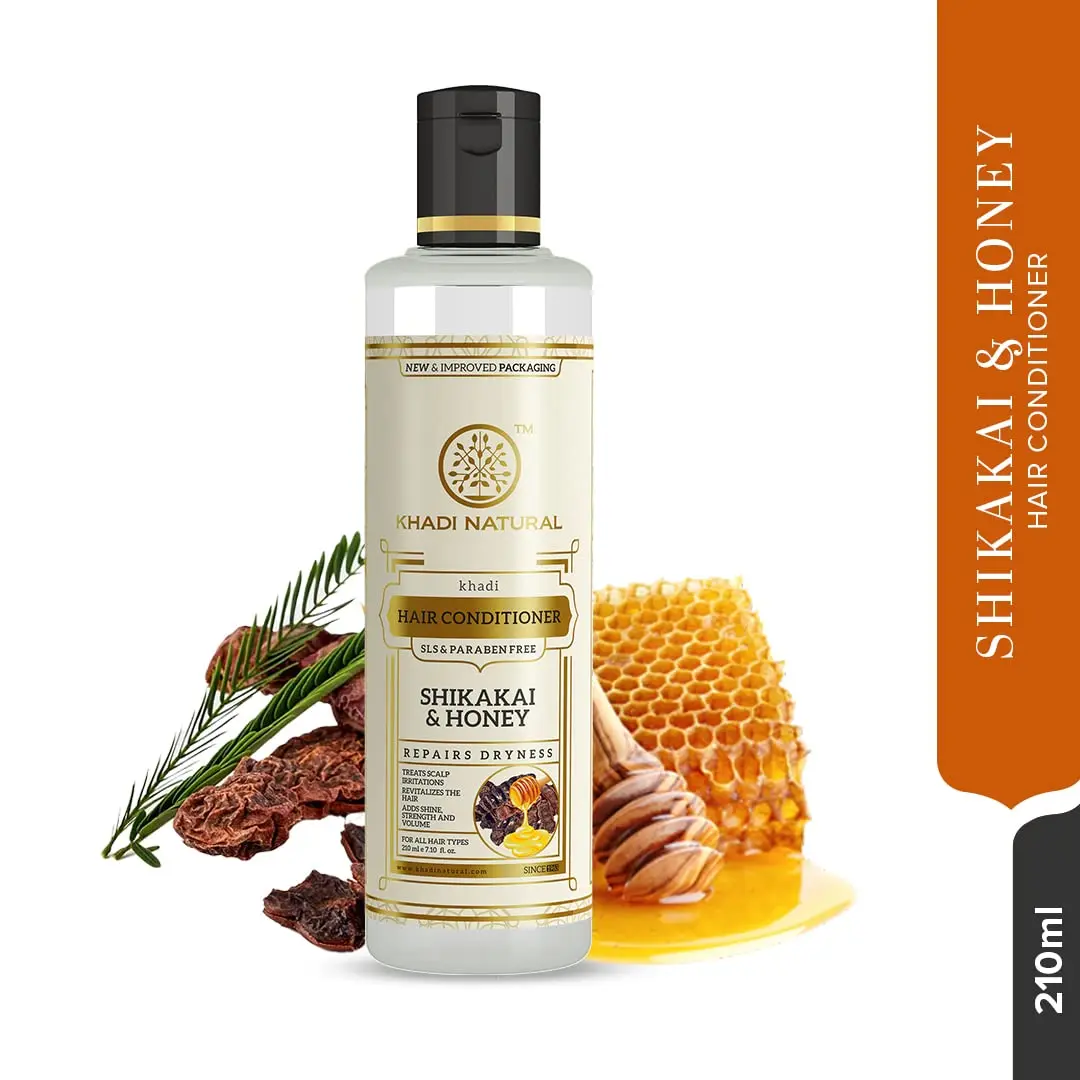 Herbal Shikakai & Honey Hair Conditioner -210ml Healthy Skin Body Care Customizable and Private Labeling by Vanity Vision