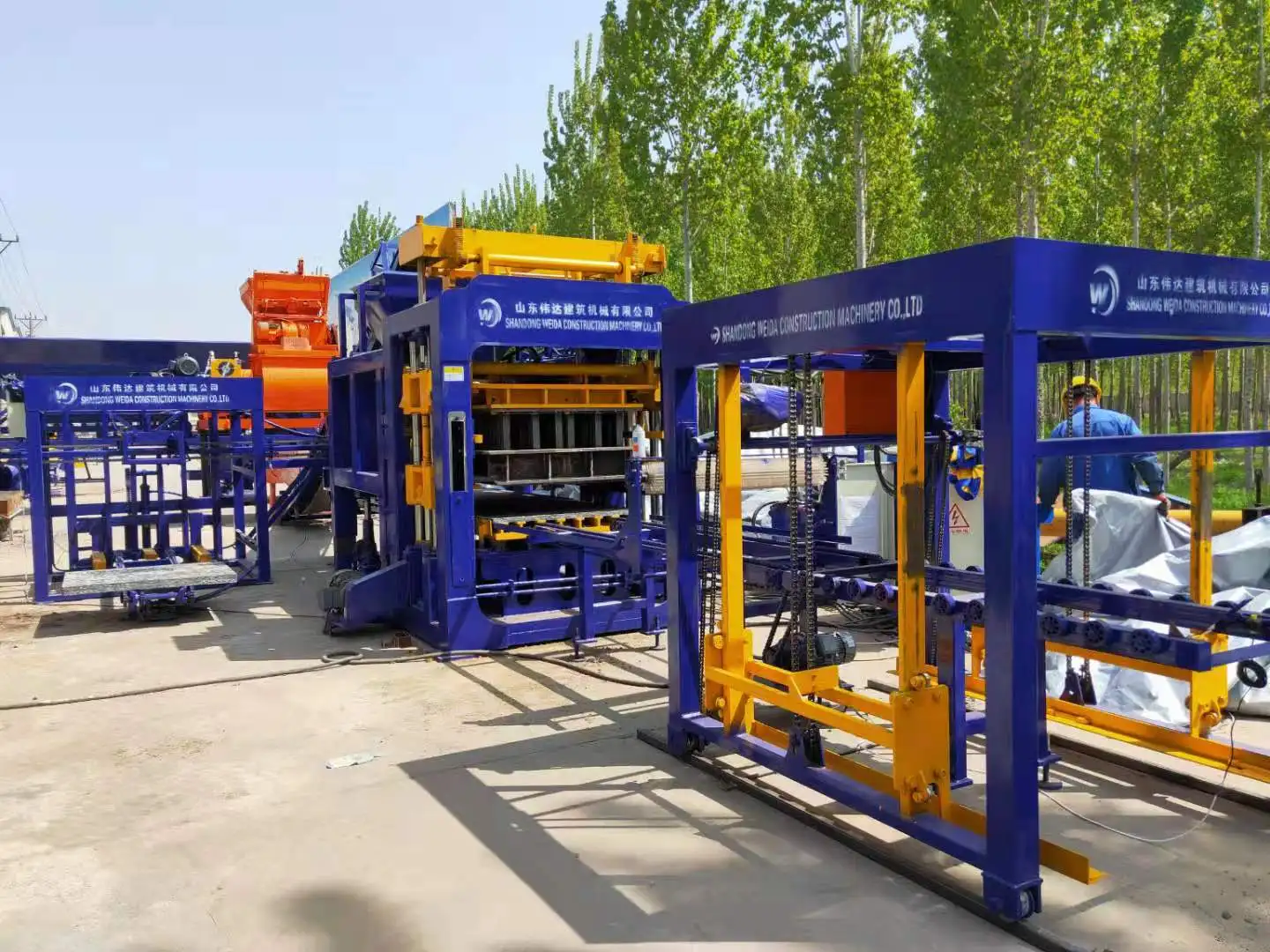 Крупномасштабный кирпич бизнес Qt10-15 полностью автоматическая блокировочная машина для производства кирпича производственная линия по заводской цене