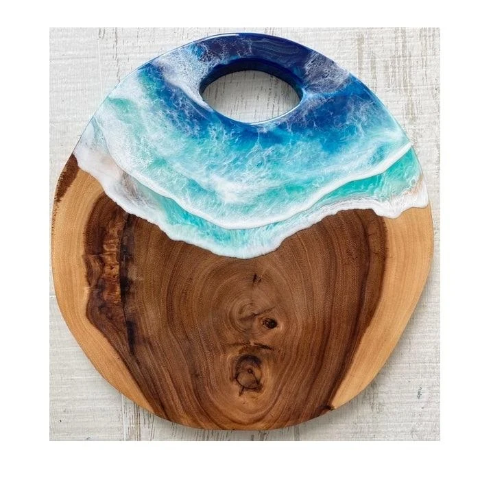 Chopping Blocks  Resin Epoxy Or Wooden Chopping Board For Cutting Fruit Vegetable Handmade Kitchen Tools Knives