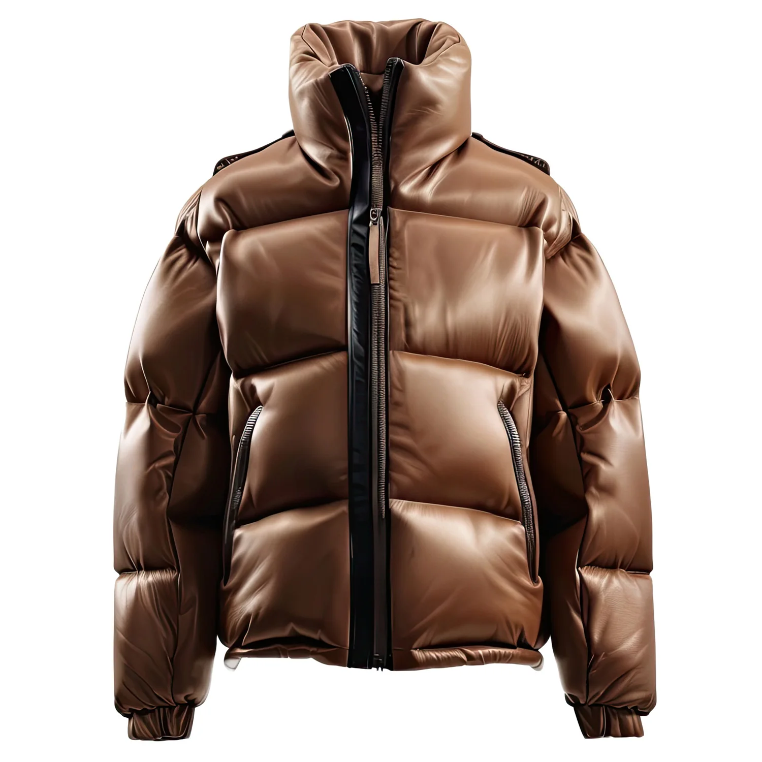 Seaicead Leathar Geimhridh Gheimhridh Cuilteailte Fir Lamhdheanta Fior Chraicne Caorach Fabraic Olann Poca Fur Baggy Jackets Men