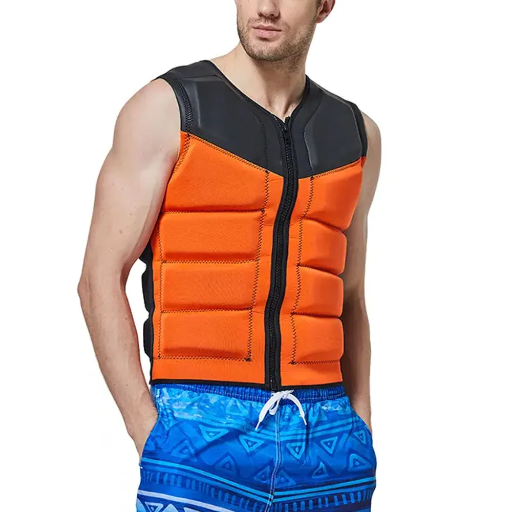 Factory Cheap Adult Life Vest Unisex Surfing Safety Vest Custom Life Jackets with Rescue Whistle Neoprene Life Vest Jacket Adult