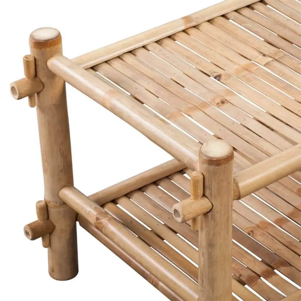 Bamboo Shoe rack Stand: Stylish Hotel Decor, Sturdy & Affordable 2-Tier Shoe Rack Crafted in Vietnam