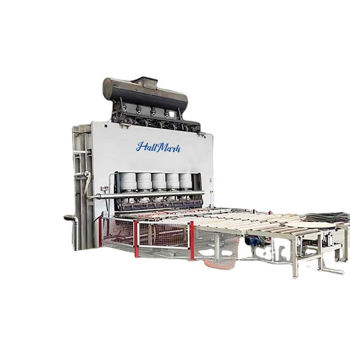 Long service life short cycle hot press laminating machine for PB/plywood/chipboard/MDF