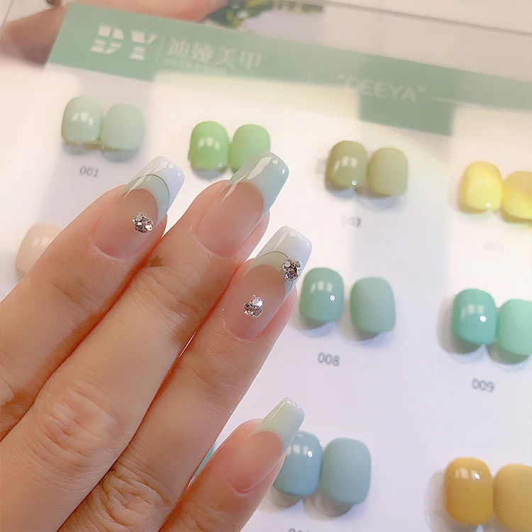 ZRKGEL 15ml 2022 Summer Gel Nail Polish Light Olive Neon Green Gel Polish Kit Soak Off nail gel polish fit