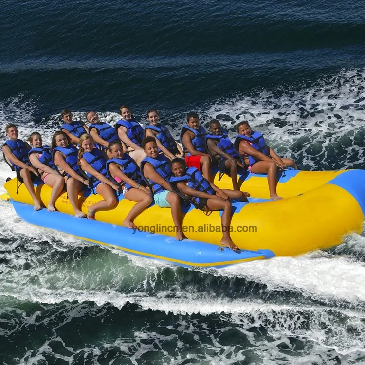 Sea Inflatable Toy Flyfish Tarpaulin Tubes Floating Inflatable water games banana boat