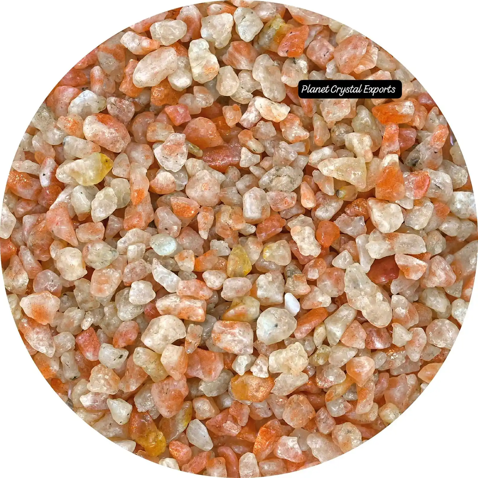 Sunstone Chips Gemstone Premium Chips Crystal Sami Tumbled Chips Stone Bulk Made In India Buy From Planet Crystal Exports