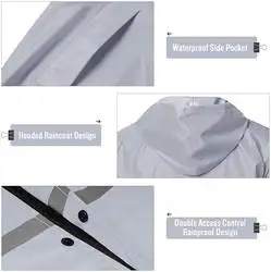 Wholesale High Quality Rain Coat Working Clothes  custom long Rain Wear Set Waterproof Raincoat