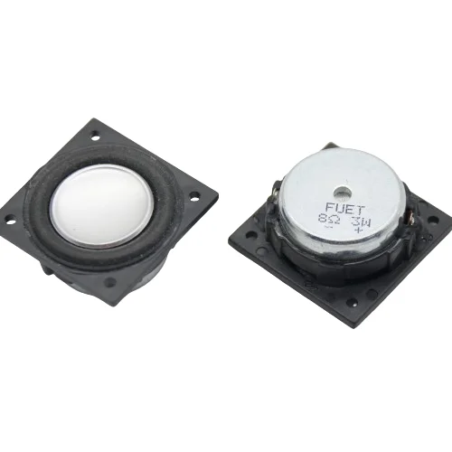 28*28mm 4Ohm 8ohm 2W 3W 1 inch Square Frame Height 13mm Micro Multimedia Stereo Loudspeaker for Media Player