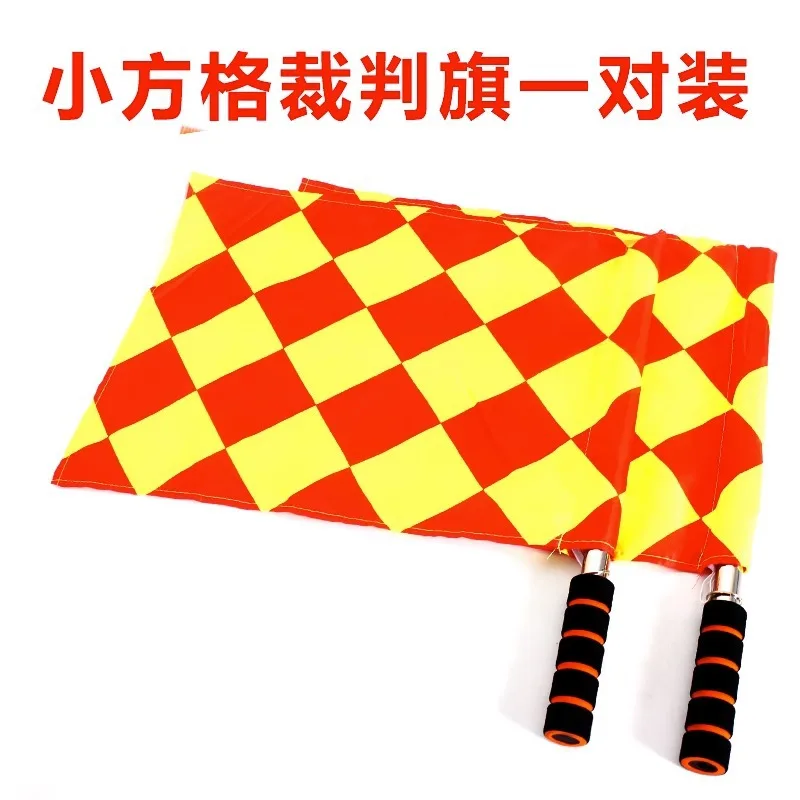 The manufacturer supplies football training, football starting flags, signal flags, command flags for game referees, and borderl