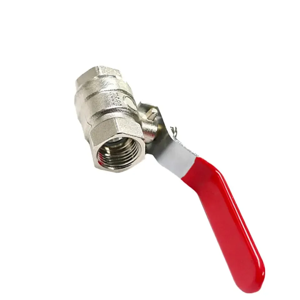 Vietnam factory brass ball valve brass stem working temperature 120 degree celsius stainless steel lever handle wholesale