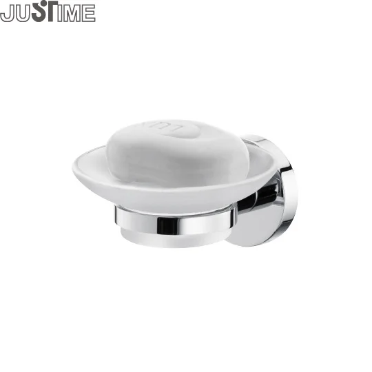 JUSTIME Bathroom Accessories Brass Wall-Mounted Soap Holder
