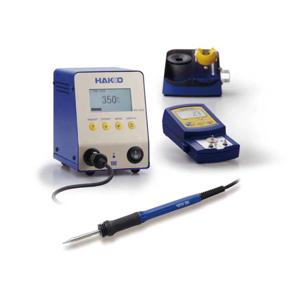 Hakko FN-1010 IoT Capable Soldering Station 100W Lead Free Digital RoHS N2 ESD Soldering Iron