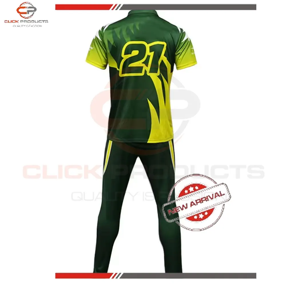Cricket Uniform and Jersey with Light Weight Comfortable Print Logo team designs color cricket dress uniform made in Pakistan