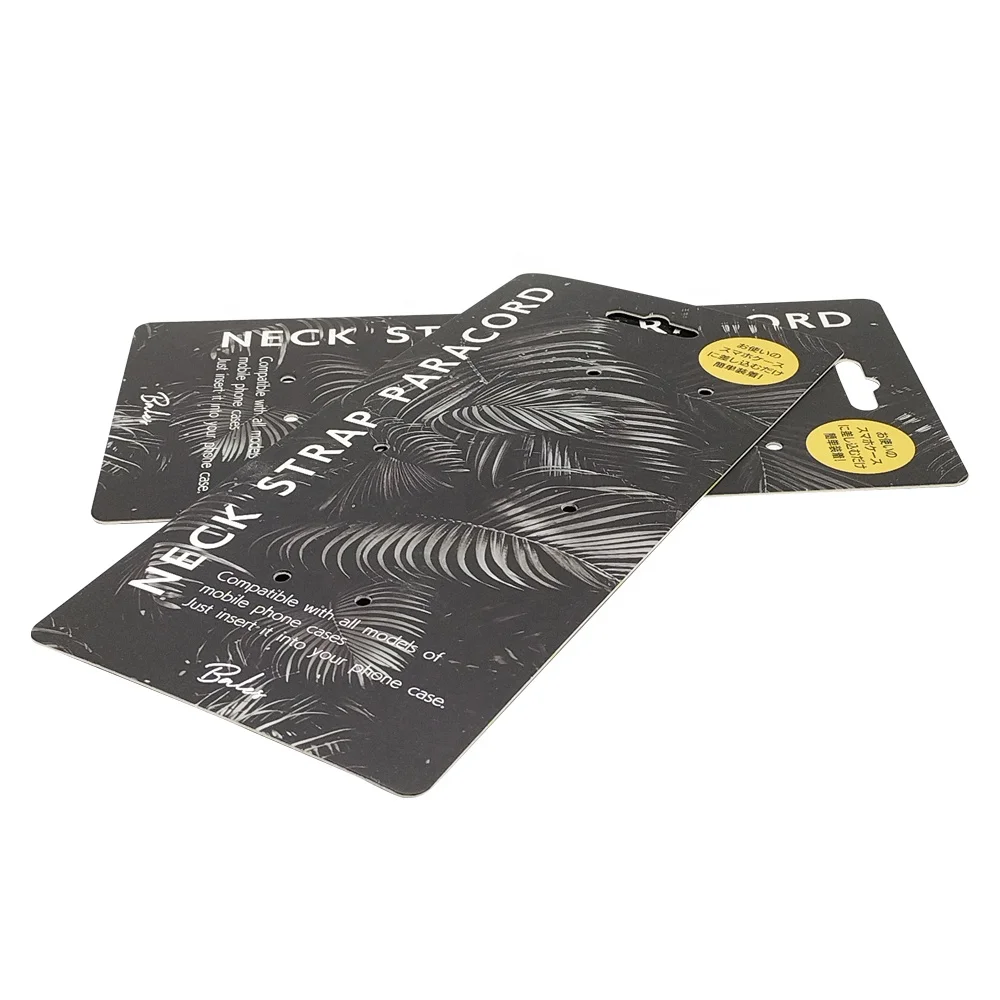 High Quality Packaging Paper Card /hard Paper Header Cards Customized Offset Printing Greeting Card Fllm Lamination