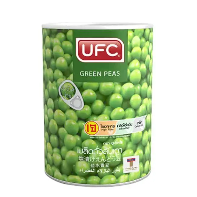 Canned Food Green Pea Sweet Pea in Brine Ready For Cooking Baking Desserts Sweet Product of Thailand