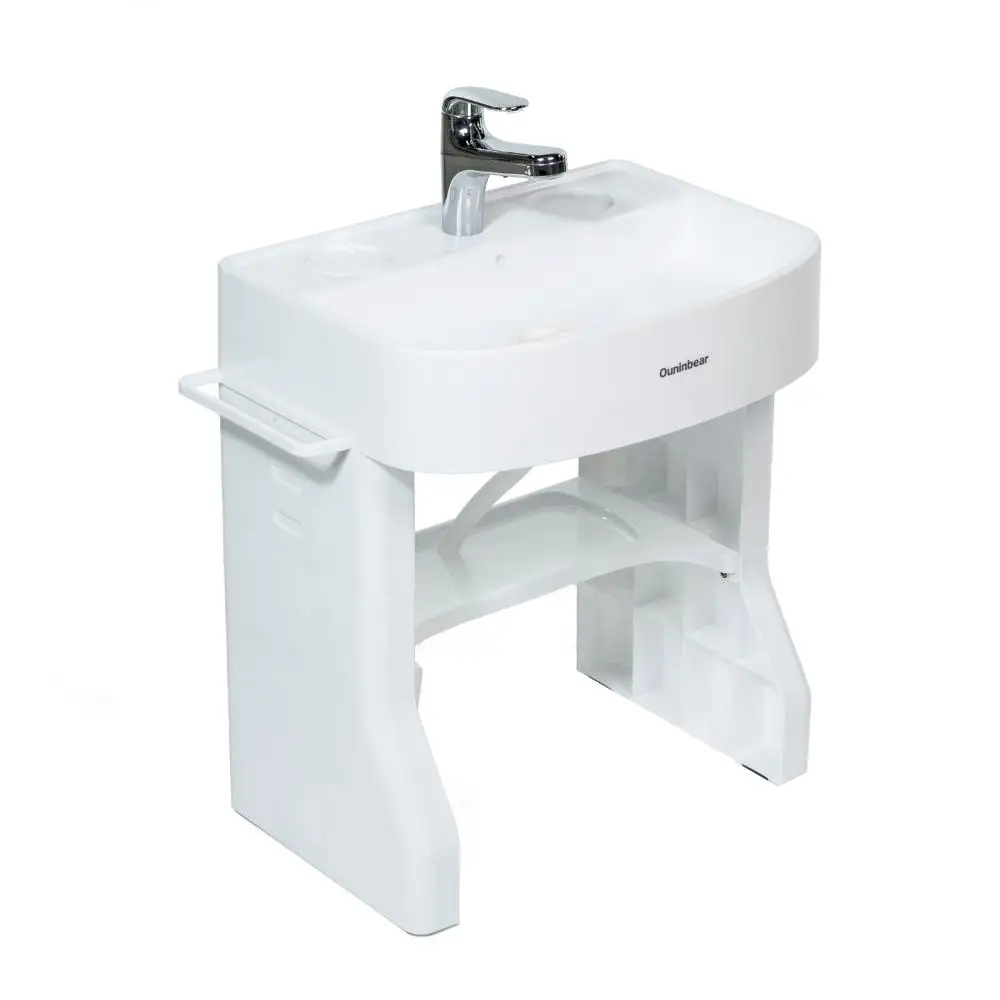 CPC Basin Sanitary Ware Sink Free Standing Pedestal Children Size Wash Basin High-Quality Colored Plastic Shampoo Sinks For Kid