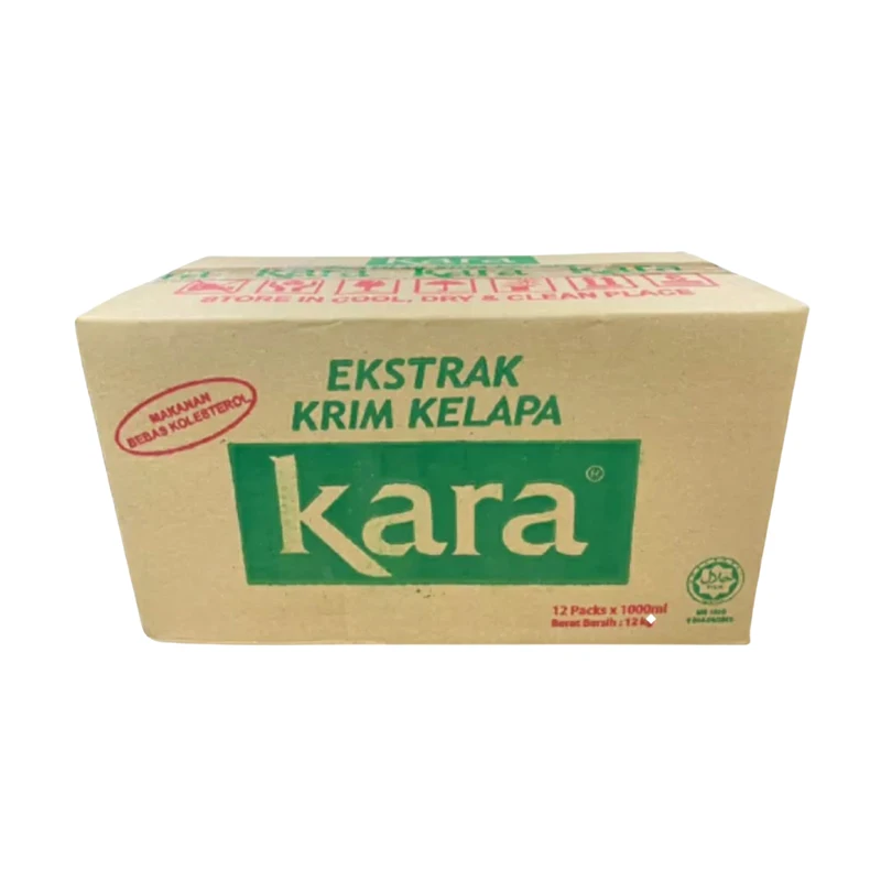 Top Quality Kara Coconut Cream Extract 1L Ideal for Thicker Gravies and Curries Pasta Omelets Desserts and More