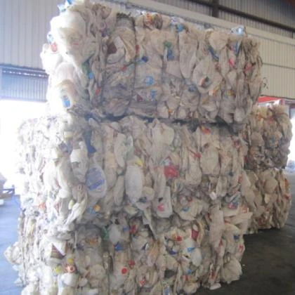 HDPE Milk Bottle Scrap /  HDPE Flakes/HDPE Blue Drum Scrap For Sale