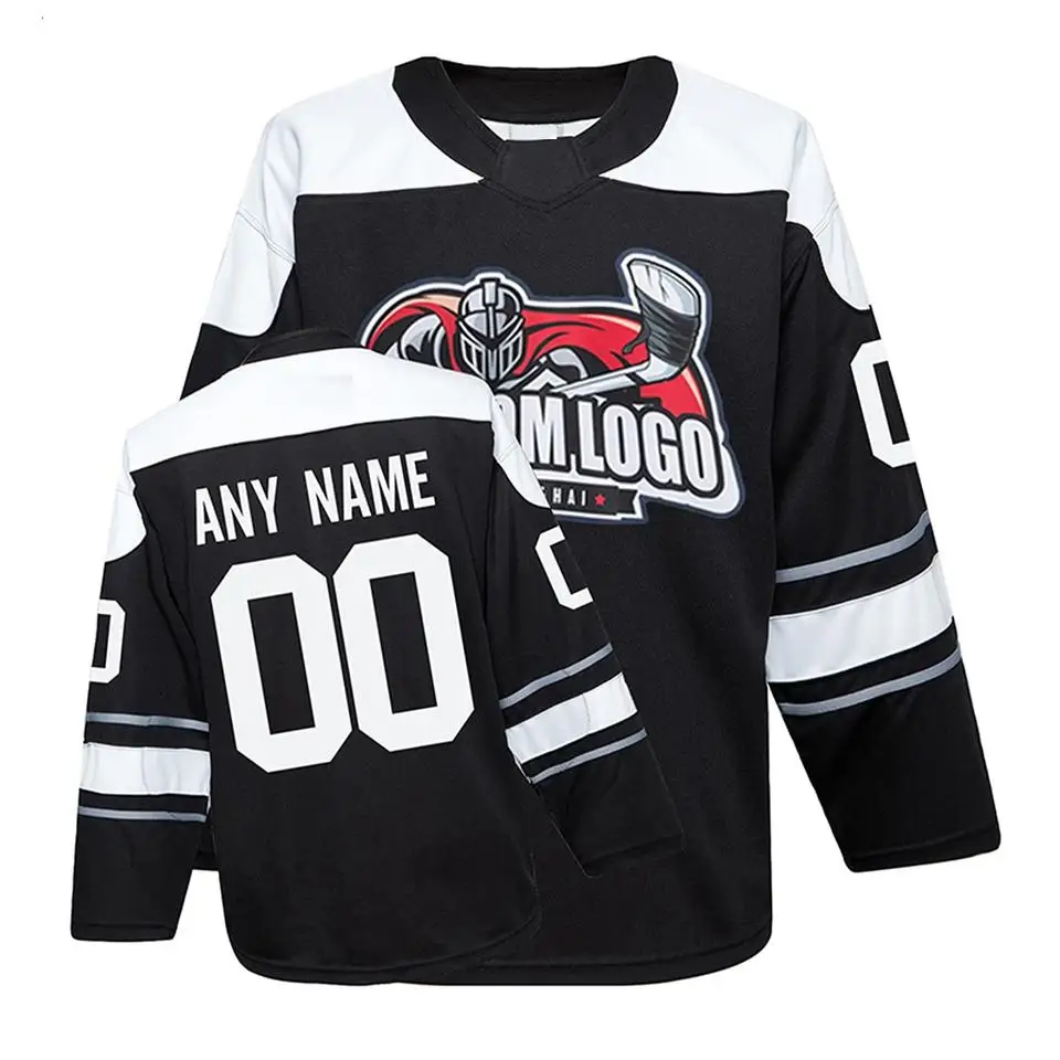 Top Quality Embroidery Custom Team Ice Hockey Jerseys Customized New Design Cheap Sublimation Ice Hockey jersey