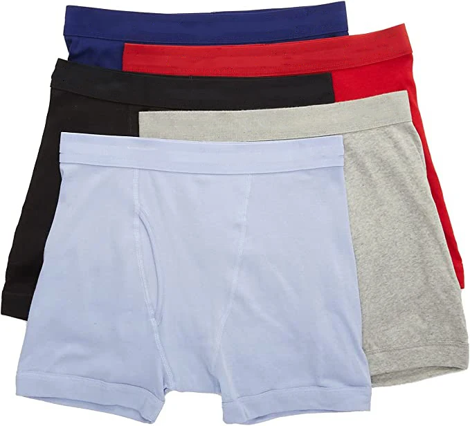 Mid-rise Solid Underwear Wholesale Custom Logo Trunks Soft Underpants Black Breathable Shorts Bamboo Boxer For Men