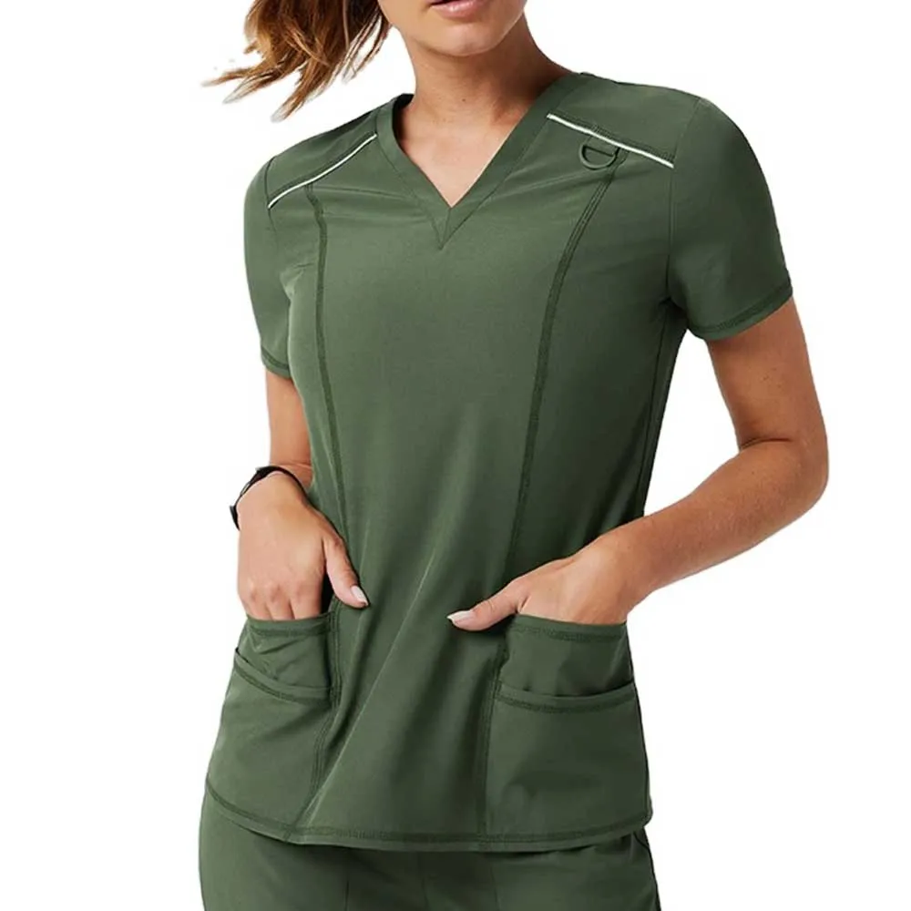 Hospital Uniforms Medical Scrubs Nurse Long Sleeve New Color Scrub Suit For Women