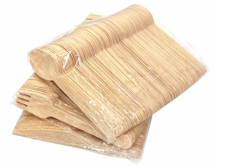 Hot Sale Disposable Wooden Spoon and Best Price Export Market Wood Cutlery Sets Knife Spoon Made in Vietnam