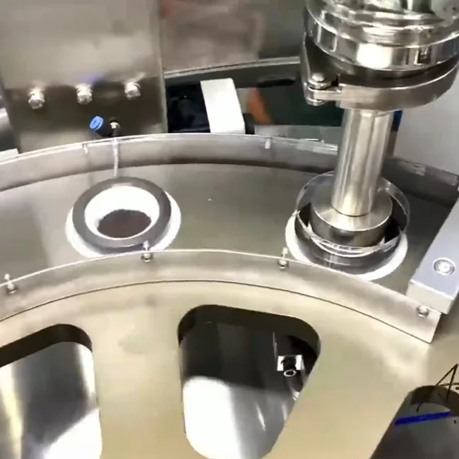 Single lane entry level coffee capsule filling Multi-function with nitrogen flush Flavor injection K cup sealing machine