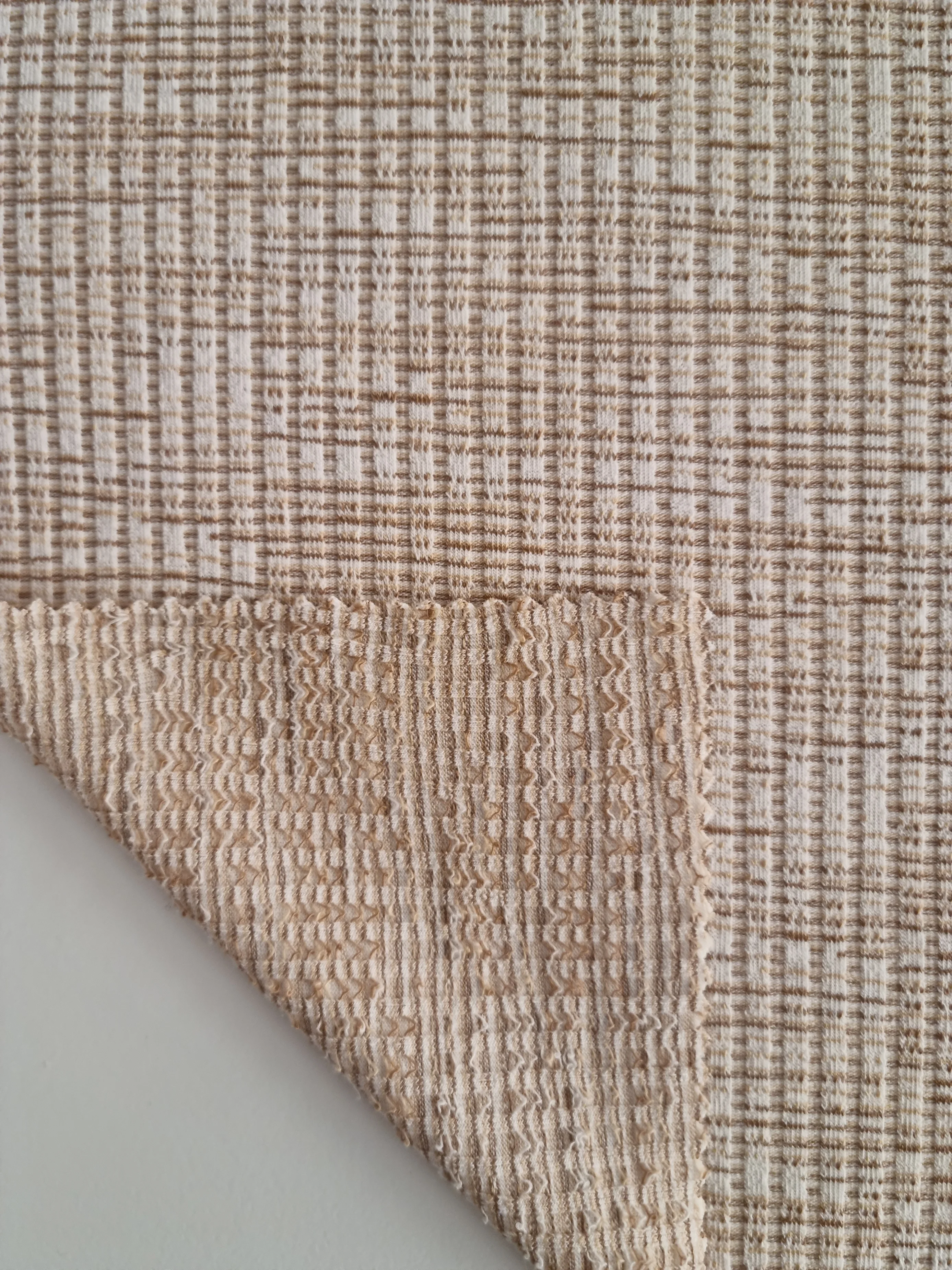 ECO-Friendly Knitted Fabric Viscose Bamboo Wool Rayon Modal Polyester mixed with Organic Cotton