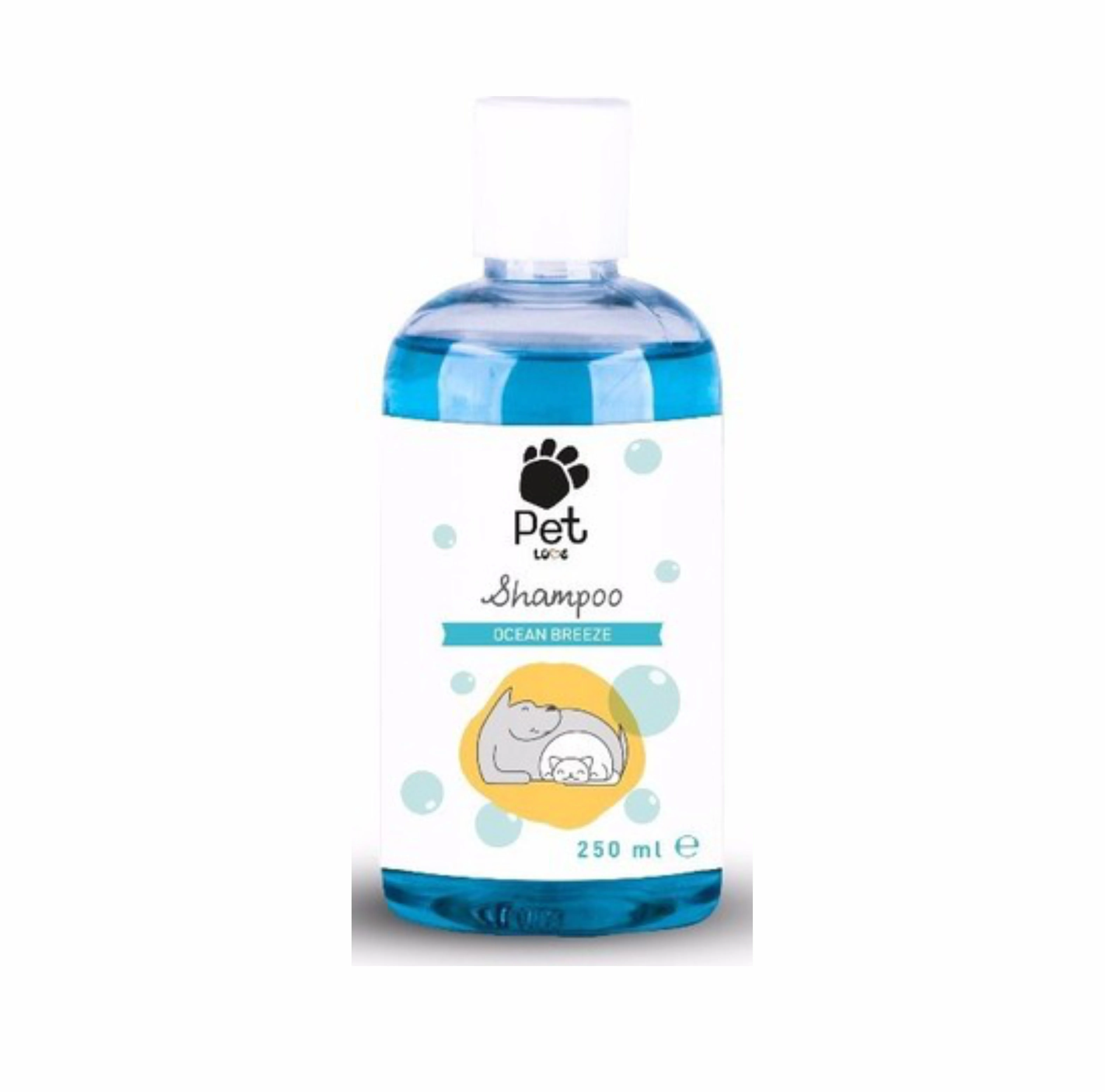 Organic Anti-Itch Pet Love Eco Cat And Dog Shampoo Ocean Breeze 250 ml - 15 PCS Pet Love Turkey