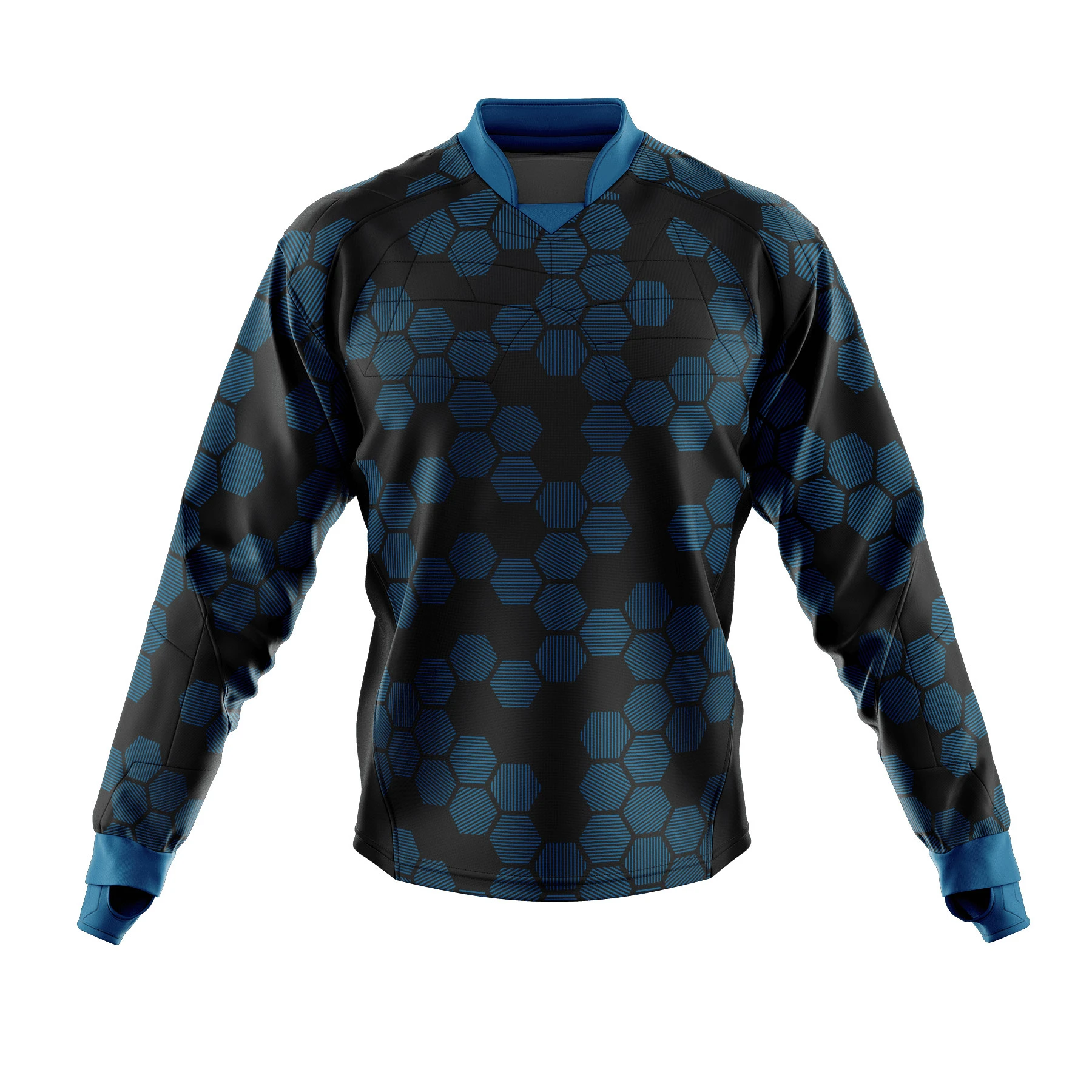 Top Grade Long Sleeve Fully Custom Sublimation Paintball T-shirt, Durable and Lightweight 100% Polyester Paintball T-shirts